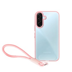 Capa de Silicone Designer Magnética com Cordão para Samsung Galaxy A37 Rosa